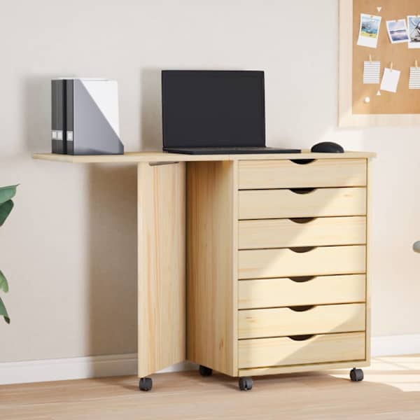 Rullkast koos lauaga MOSS 105,5 × 39 × 74,5 cm Männipuit