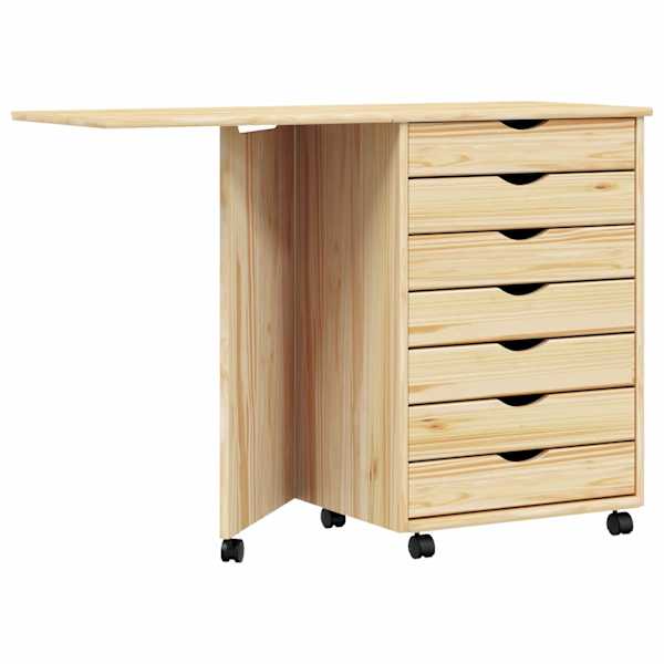 Rullkast koos lauaga MOSS 105,5 × 39 × 74,5 cm Männipuit