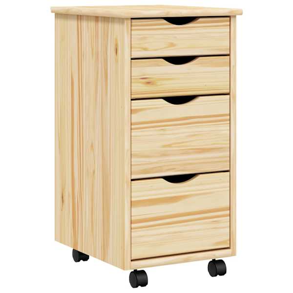 Rullkast koos lauaga MOSS 34 × 39 × 65,5 cm Männipuit