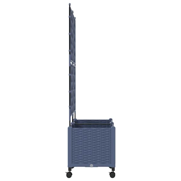 Taimekast ratastega 80 × 40 × 148 cm, PP – hall – 2 tk