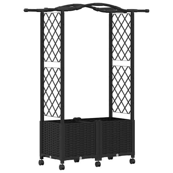 Peenrakast 125 × 40 × 144 cm, PP – must