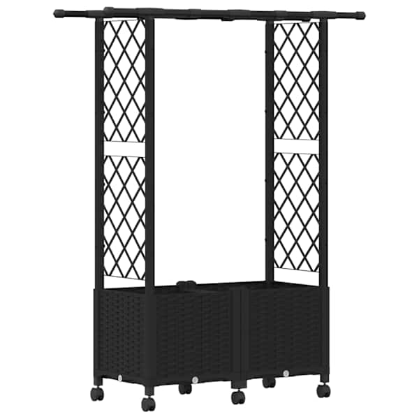 Peenrakast 124,5 × 40 × 142 cm, PP – must
