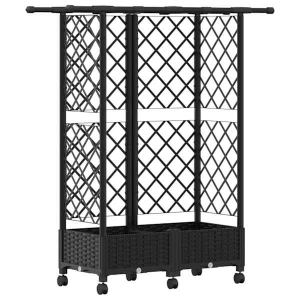 Peenrakast 124 × 40 × 127 cm, PP – must