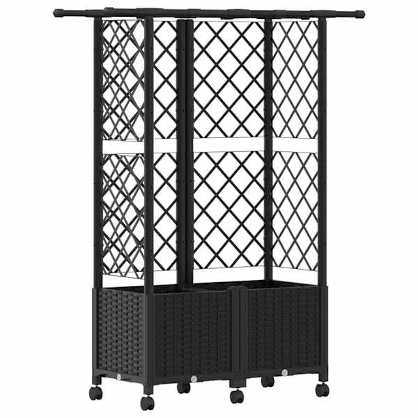 Peenrakast 124 × 40 × 142 cm, PP – must