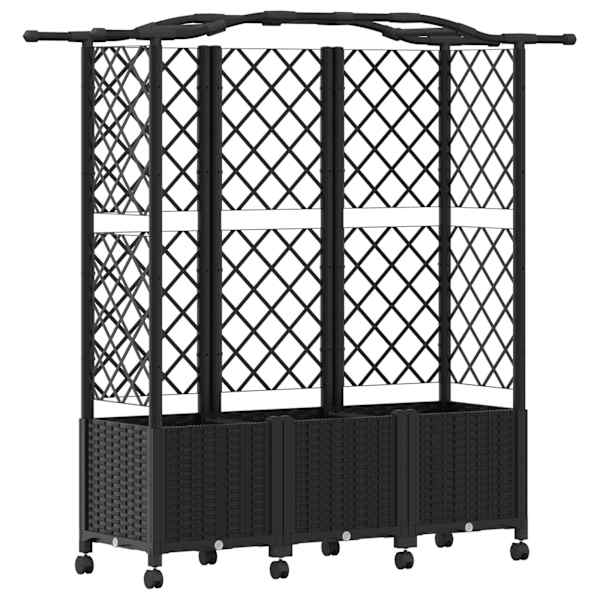 Peenrakast 163 × 40 × 144 cm, PP – must