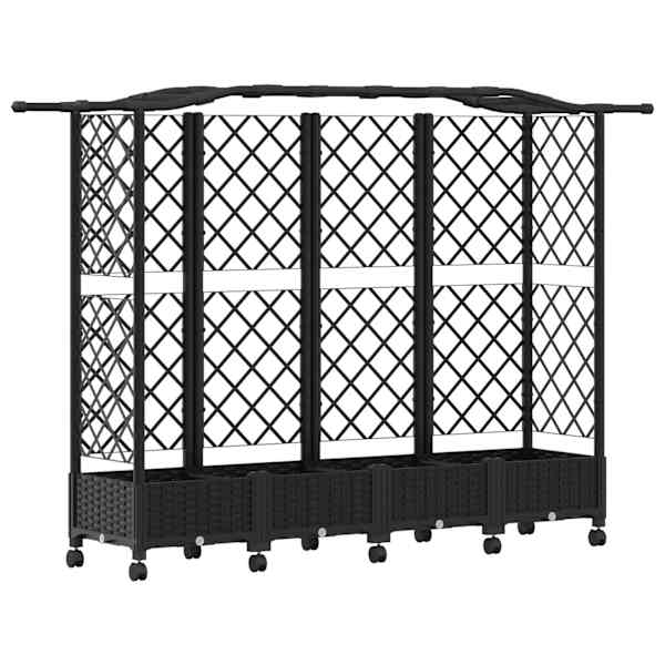 Peenrakast 203,5 × 40 × 129 cm, PP – must