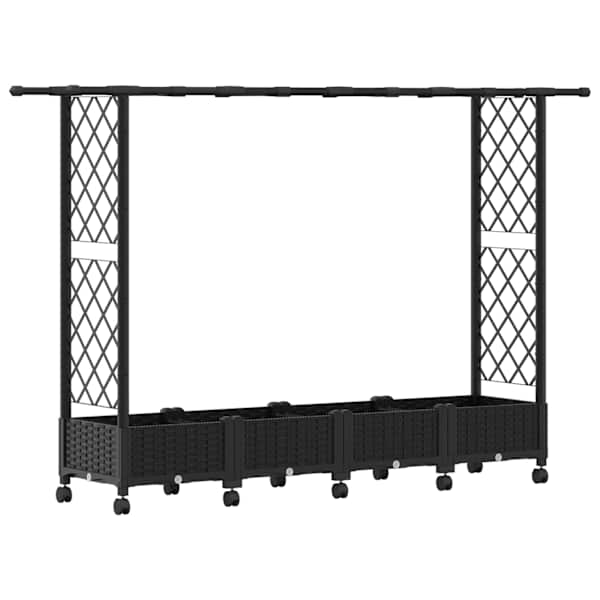 Peenrakast 203 × 40 × 127 cm, PP – must