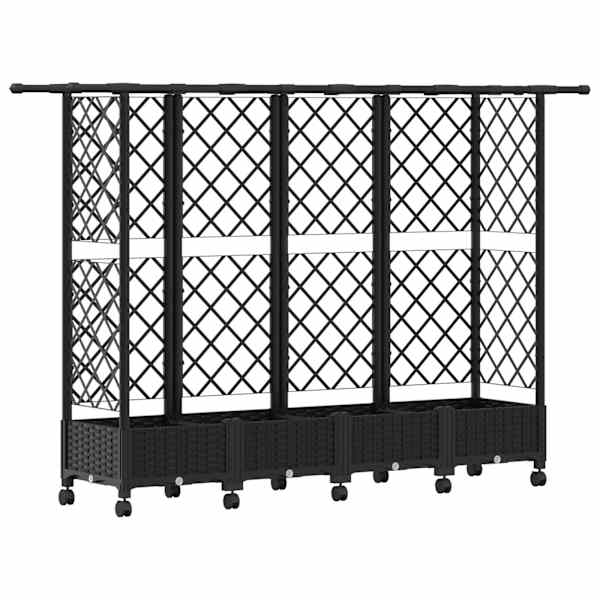 Peenrakast 202,5 × 40 × 127 cm, PP – must