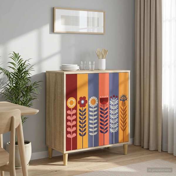 Kõide ESSEN Sonoma 69 × 33 × 75 cm Tehispuit