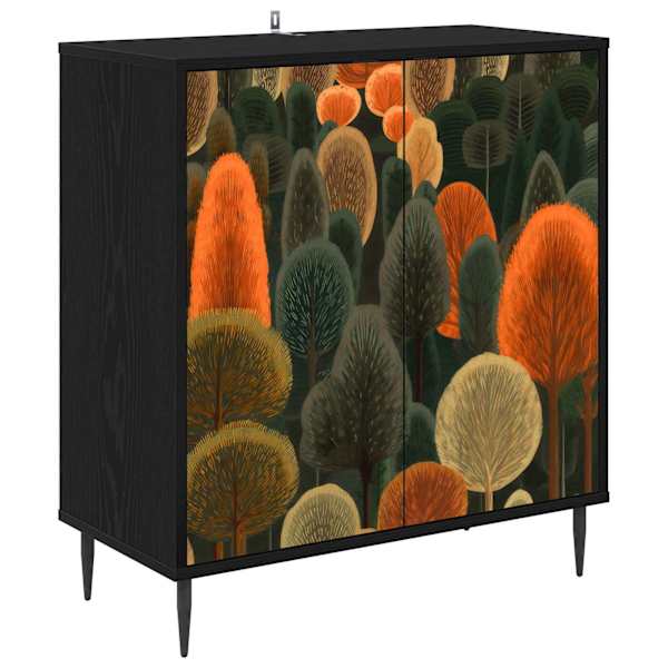 Kõide ZAANDAM Must tamm 69 × 33 × 76 cm Tehispuit