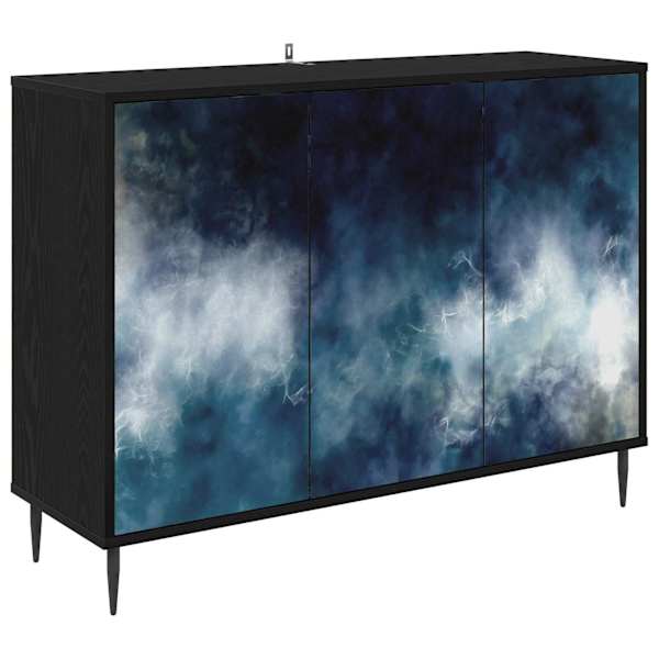 Kõide RAALTE Must tamm 102 × 33 × 76 cm Tehispuit
