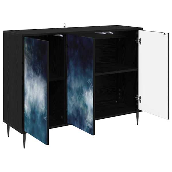 Kõide RAALTE Must tamm 102 × 33 × 76 cm Tehispuit