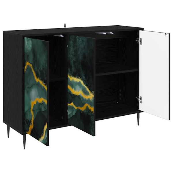 Kõide WIJHE Must tamm 102 × 33 × 76 cm Tehispuit