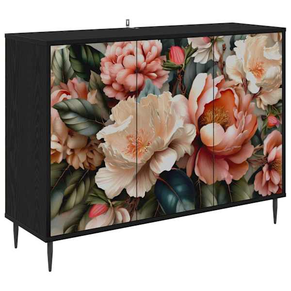 Kõide BORNE Must tamm 102 × 33 × 76 cm Tehispuit