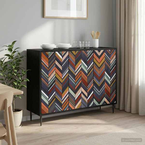 Kõide OMMEN Must tamm 102 × 33 × 76 cm Tehispuit