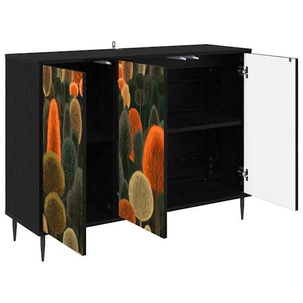 Kõide ZAANDAM Must tamm 102 × 33 × 76 cm Tehispuit