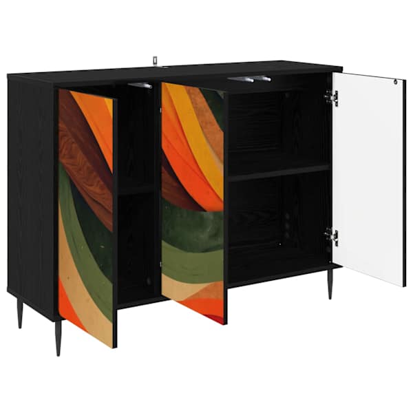 Kõide BONN Must tamm 102 × 33 × 76 cm Tehispuit