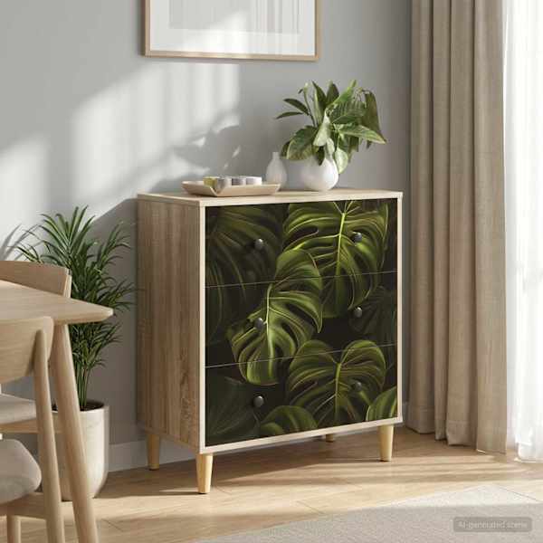 Õhupoli ELBURG Peopesalehe muster 66 × 36,5 × 75 cm Tehispuit