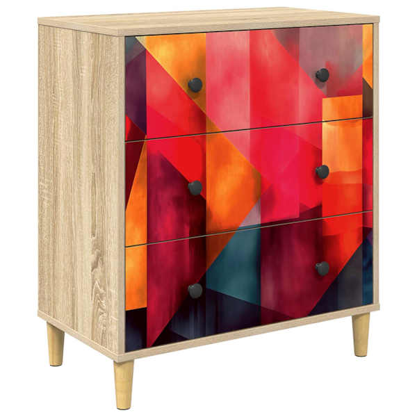 Õhupoli HEESCH Värvi blokiprindiga 66 × 36,5 × 75 cm Tehispuit