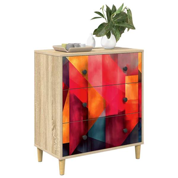 Õhupoli HEESCH Värvi blokiprindiga 66 × 36,5 × 75 cm Tehispuit