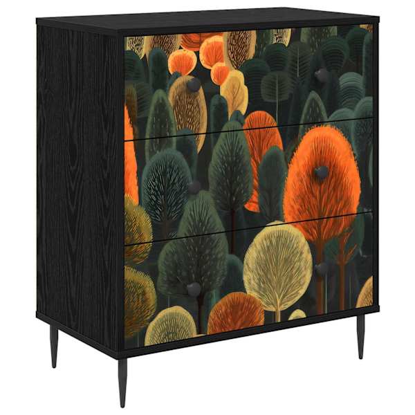 Õhupoli ZAANDAM Metsa muster 66 × 36,5 × 76 cm Tehispuit