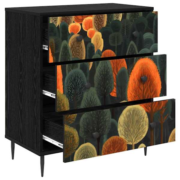Õhupoli ZAANDAM Metsa muster 66 × 36,5 × 76 cm Tehispuit