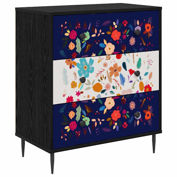 Õhupoli MAINZ Lilleline muster 66 × 36,5 × 76 cm Tehispuit