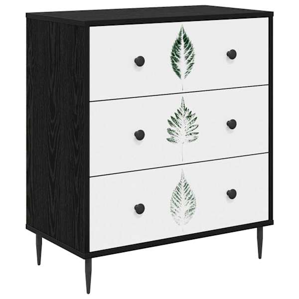 Õhupoli HANAU Roheline leheprindit 66 × 36,5 × 76 cm Tehispuit