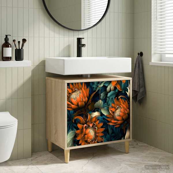 Vannitoa kapp LOCHEM Sonoma 60 × 40 × 60 cm Tehispuit