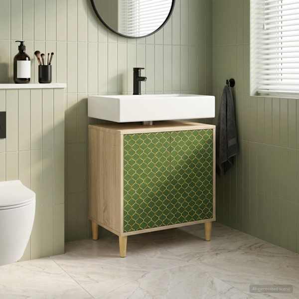Vannitoa kapp GELEEN Sonoma 60 × 40 × 60 cm Tehispuit