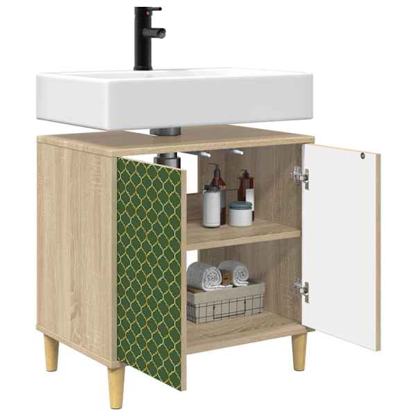 Vannitoa kapp GELEEN Sonoma 60 × 40 × 60 cm Tehispuit