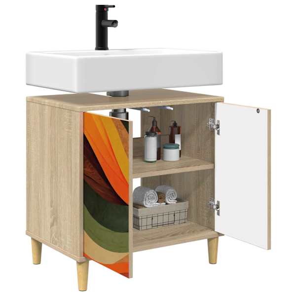 Vannitoa kapp BONN Sonoma 60 × 40 × 60 cm Tehispuit