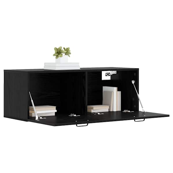 Seinekapp Must tamm 100 × 36,5 × 35 cm Tehispuit