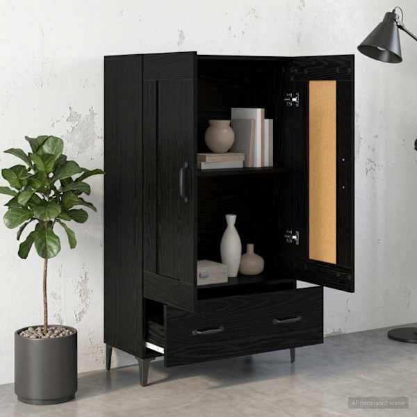 Kõrgushein Must tamm 70 × 31 × 115 cm Tehispuit