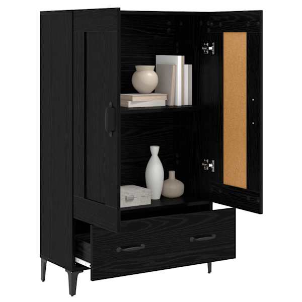 Kõrgushein Must tamm 70 × 31 × 115 cm Tehispuit