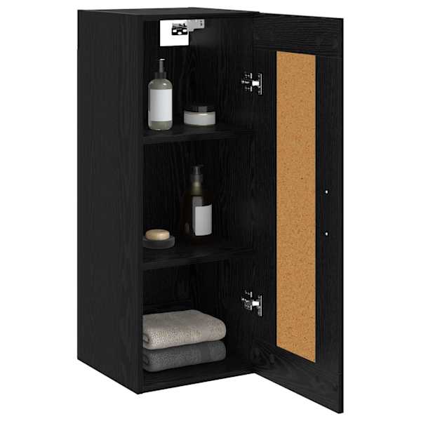Seinekapp Must tamm 34,5 × 34 × 90 cm Tehispuit