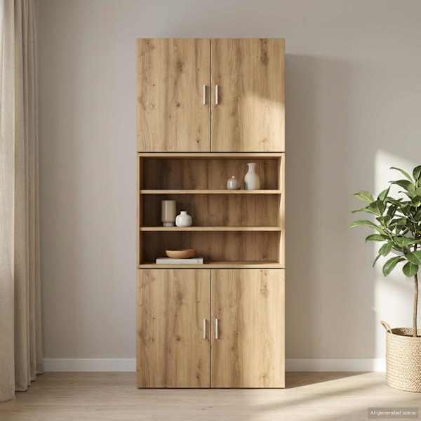 Seinekapp Artisan tamm 80 × 42,5 × 64 cm Tehispuit