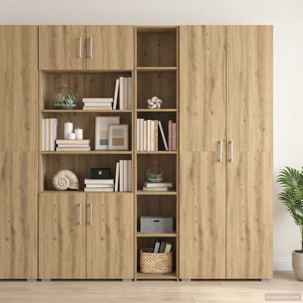Kõrge hoiukapp Artisan tamm 30 × 41 × 185 cm Tehispuit