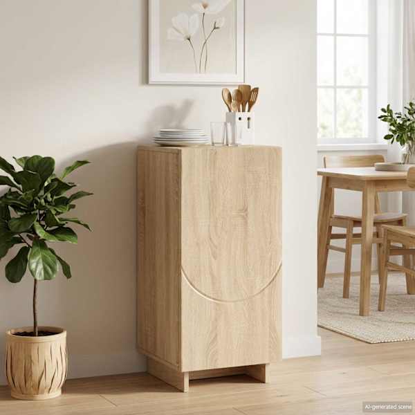 Kummut Sonoma tamm 33.5 × 34.5 × 75 cm Tehispuit