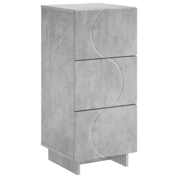 Kummut Betoonhall 33,5 × 34,5 × 75 cm Tehispuit