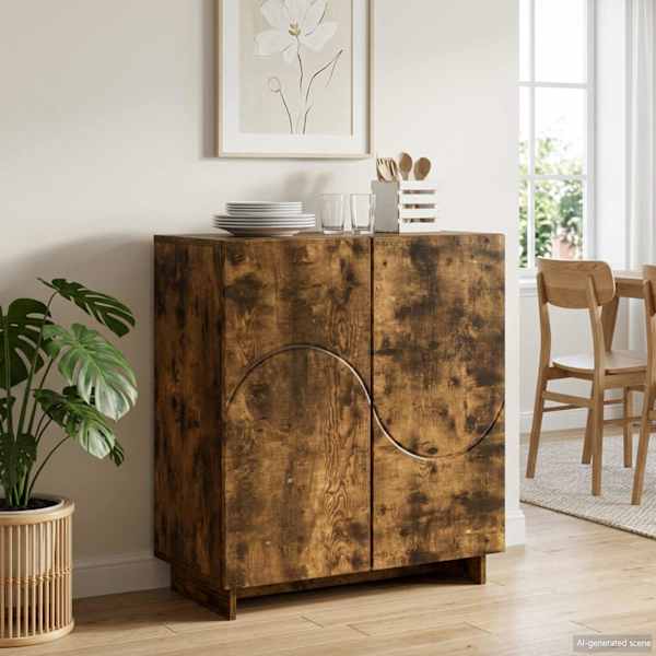Kummut Suitsutatud tamm 67 × 34,5 × 75 cm Töödeldud puit