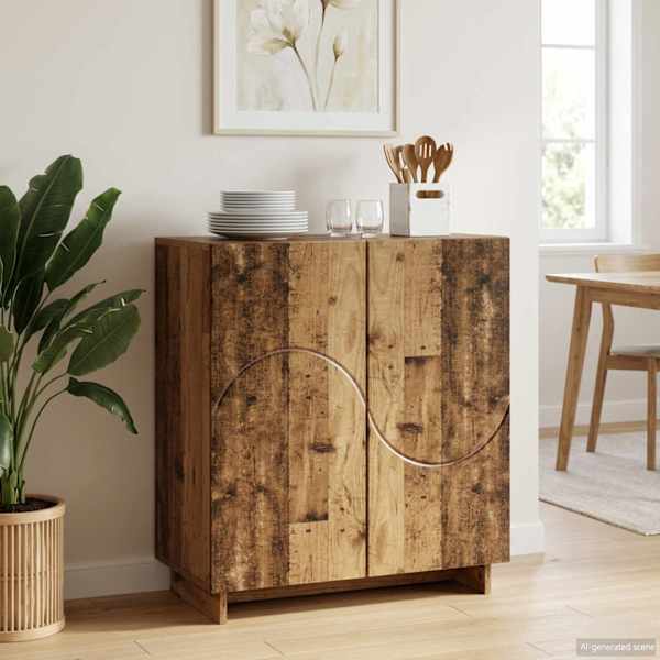 Kummut Vana puit 67 × 34,5 × 75 cm Töödeldud puit