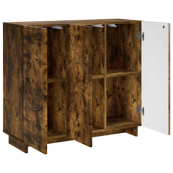Kummut Suitsutatud tamm 85.5 × 31 × 75 cm Tehispuit