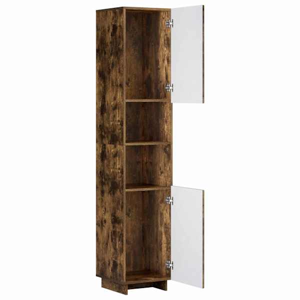 Vannitoakapp Suitsutatud tamm 36,5 × 38 × 180 cm Tehispuit