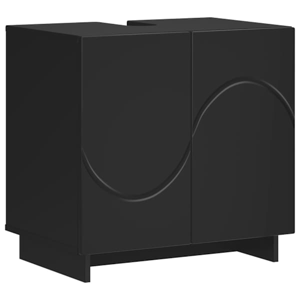 Vannitoakapp Must 60 × 41 × 58 cm Tehispuit