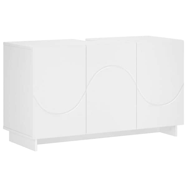 Vannitoakapp Valge 101 × 41 × 58 cm Tehispuit