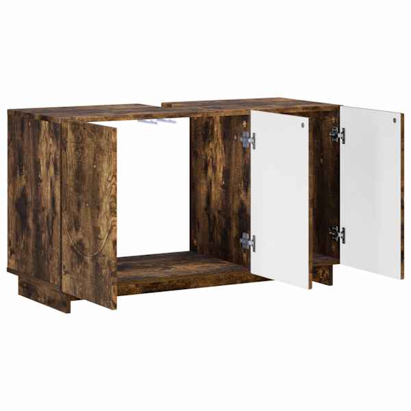 Vannitoakapp Suitsutatud tamm 101 × 41 × 58 cm Tehispuit