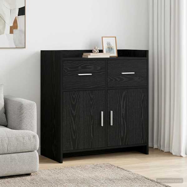 Kõide Must tamm 75 × 36 × 80 cm Tehispuit