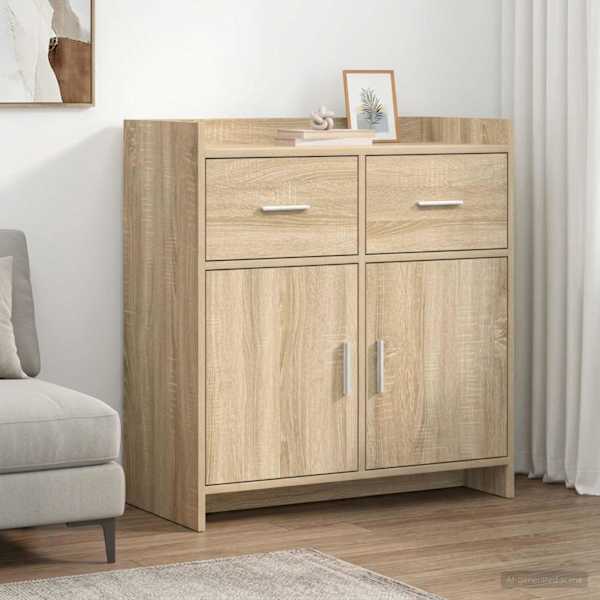 Kõide Sonoma tamm 75 × 36 × 80 cm Tehispuit