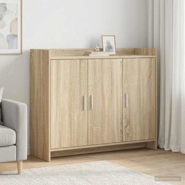 Kõide Sonoma tamm 98,5 × 33 × 80 cm Tehispuit